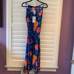 Tommy Bahama Sharkbite hem spaghetti strap Dress